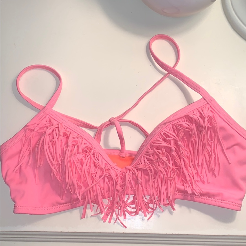 LA Hearts bikini top